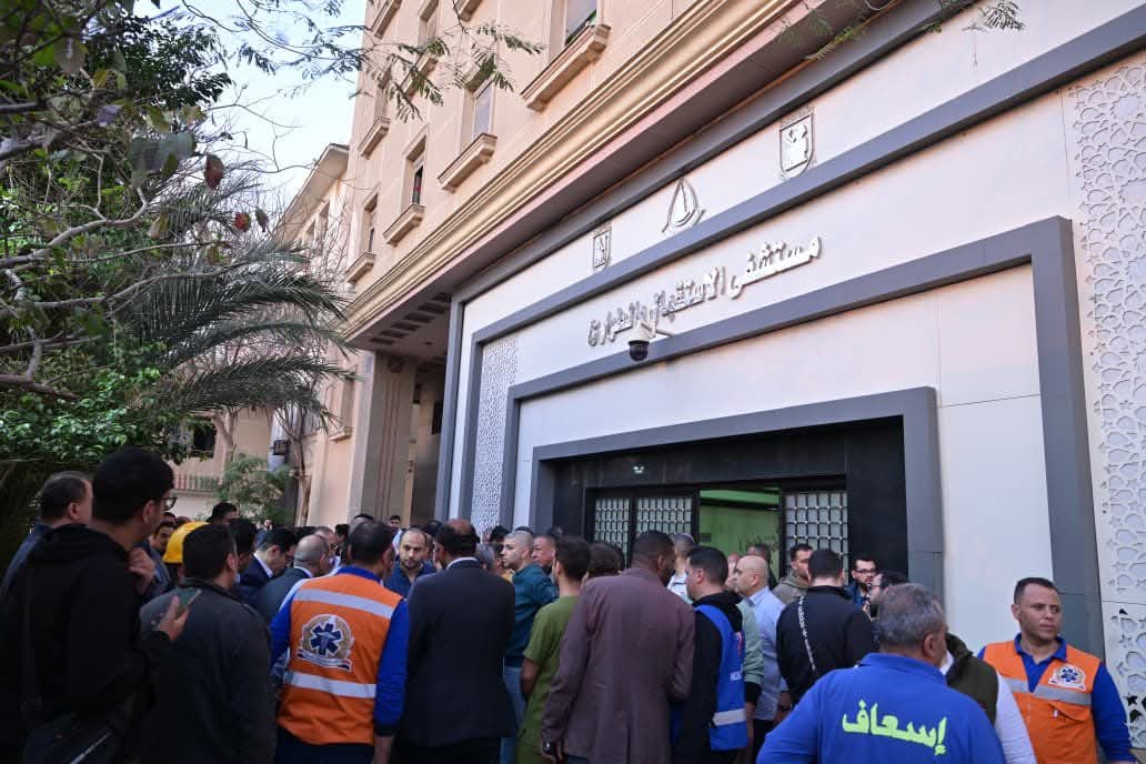 السيطرة على حريق بمستشفى الاستقبال و الطوارئ بقصر العيني دون خسائر في الأرواح ورئيس الجامعة يتفقد الموقع ويطمئن على المرضى والفرق الطبية