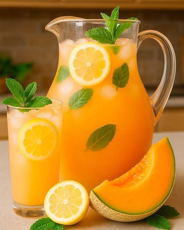 مطبخ الكنانة "عصير الكنتالوب بالليمون والنعناع