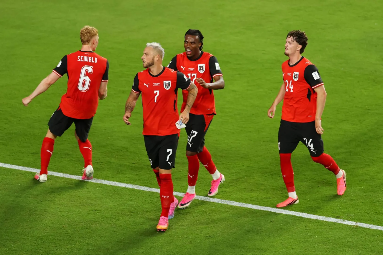 منتخب النمسا يتفوق على الأردن بثلاثية فى كأس العالم 2026