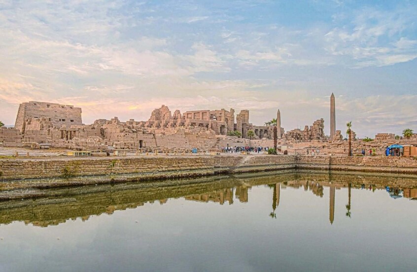 صور من البحيرة المقدسة في مصر تثير جدلا