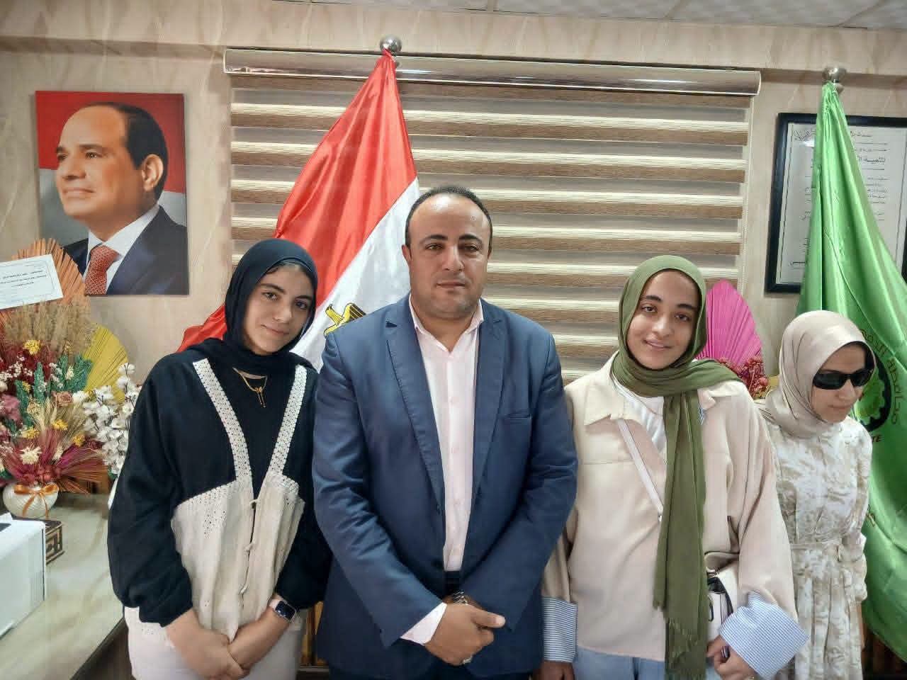 تكريم أوائل الشهادة الإعدادية والأزهرية بمركز شربين
