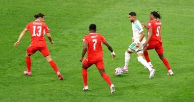 كأس العالم 2026.. سويسرا تتقدم على الجزائر بهدف إمبولو في الشوط الأول