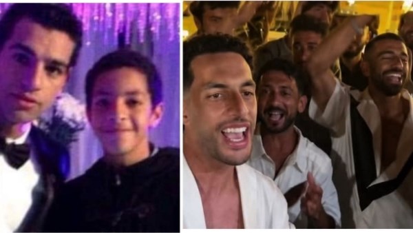 الطفل مصطفى شوبير يشهد زفاف محمد صلاح والأخير يحضر عقد قران أوفا