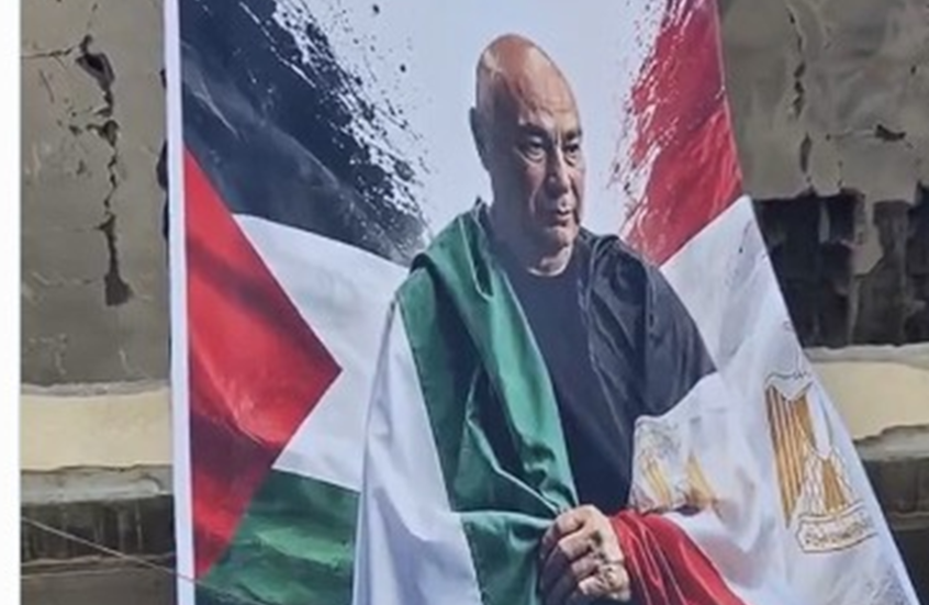 بجدارية بين الأنقاض.. غزة تكرم حسام حسن بعد دعمه لفلسطين