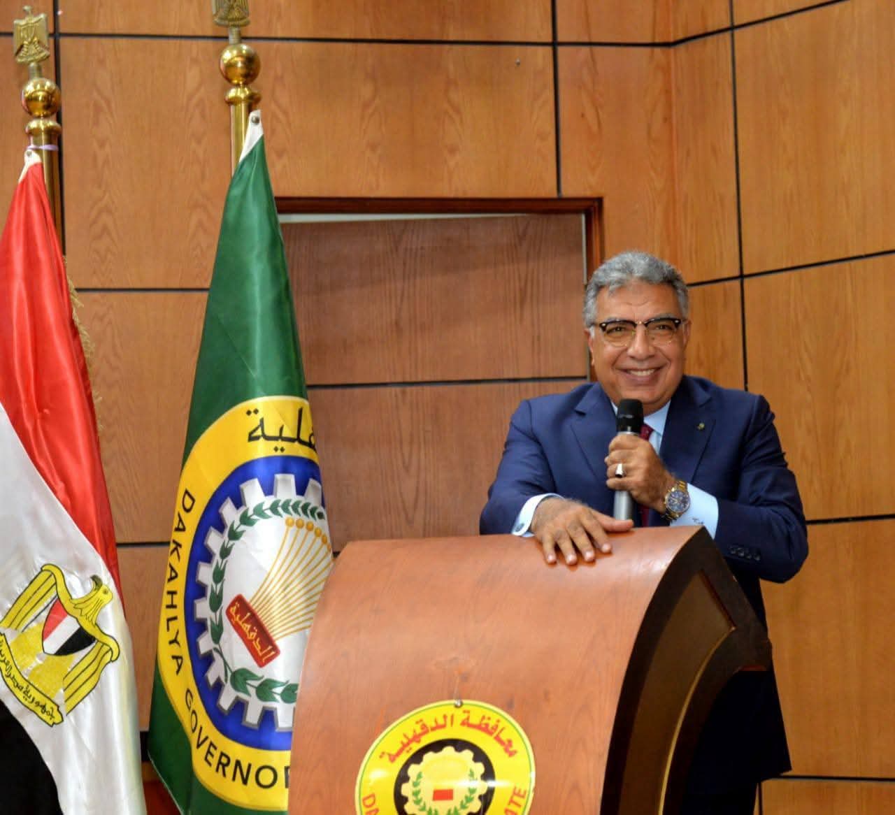 محافظ الدقهلية ورئيس الهيئة العامة للاستعلامات يشهدان احتفالية ذكرى ثورة 30 يونيو بالديوان العام للمحافظة