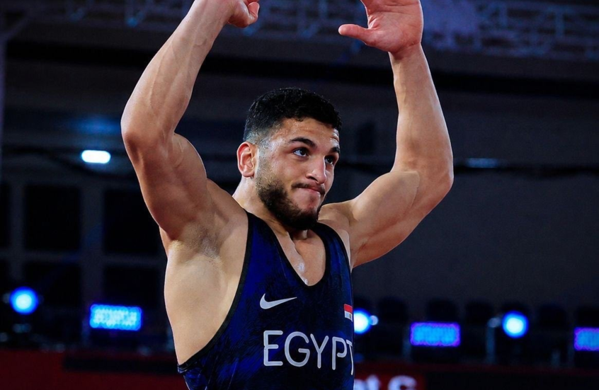 سحب الميدالية الفضية من المصارع المصري محمد القاسم في دورة ألعاب البحر المتوسط