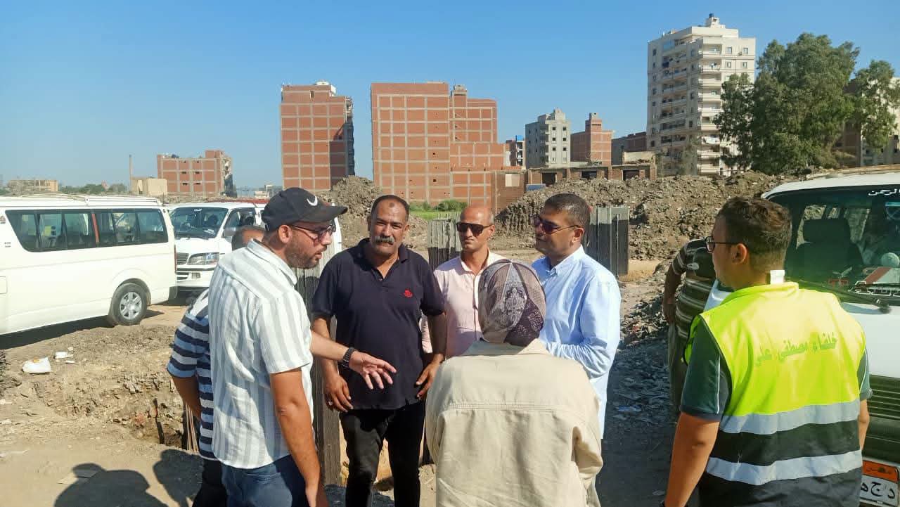 الدقهلية :نائب المحافظ يتفقد الأعمال الجارية في إنشاء موقف "جديلة" الحضاري