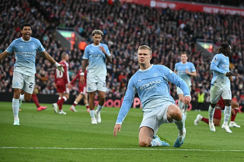 مانشستر سيتي يهزم إيبسويتش تاون 3-2 ويواصل العلامة الكاملة