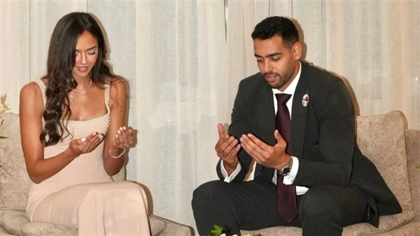 أحمد هشام دودو يحتفل بخطوبته على لاعبة الأهلى تمارا نادر السيد